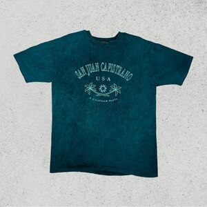 Y2K 2000s San Juan Capistrano USA Washed T-Shirt
